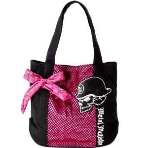  Metal Mulisha Ladies Hide and Seek Tote Bag   Black/Pink 