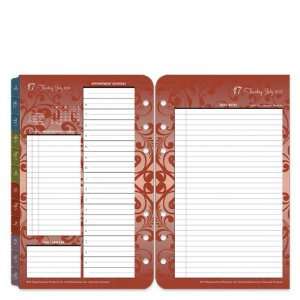   Compact Serenity Ring bound Daily Planner Refill   Jul 2012   Jun