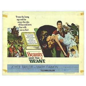  Beauty And The Beast (1962) Original Movie Poster, 28 x 