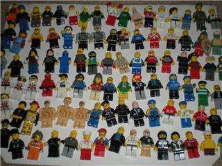 96 LEGO MINI FIGS FIGURES HATS WEAPONS ACCESSORIES SPACE KNIGHT POLICE 