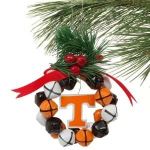  Tennessee Volunteers Bell Wreath Ornament Sports 
