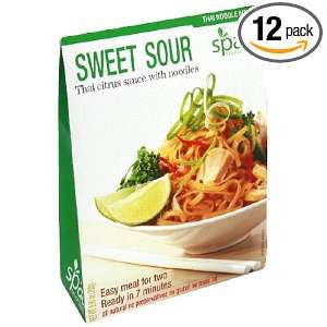 Spaa Sweet Sour Stir Fry Noodle Kit, 9.9 Ounce (Pack of 12)  