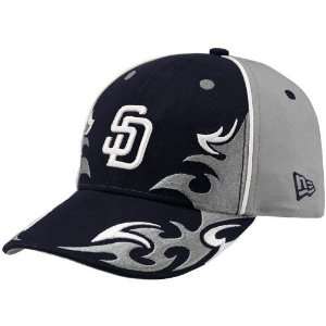 New Era San Diego Padres Youth Gray Navy Blue Team Ink 