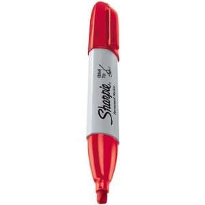  22 Pack NEWELL CORPORATION MARKER SHARPIE CHISEL RED 