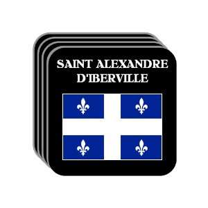 Quebec   SAINT ALEXANDRE DIBERVILLE Set of 4 Mini Mousepad Coasters
