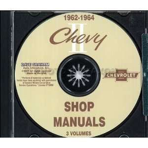  1962 1964 Chevy II and Nova Repair Shop Manual on CD ROM 