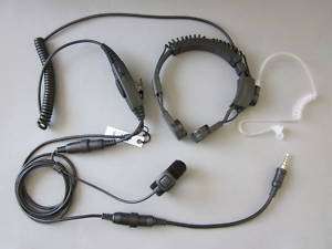 PTT&VOX Throat Vibration earpiece for Yaesu VX 6R VX 7R  