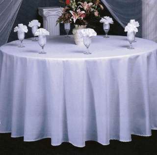 12 Pack of 120 Round Quality Tablecloths 22 COLORS  