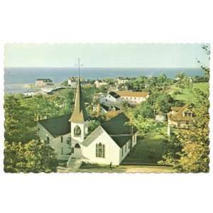   Vintage Postcard Trinity Episcopal Church   Mackinac Island Michigan