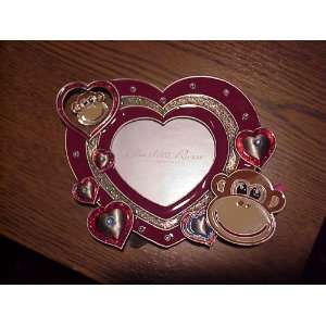  Photo Frame with Hearts and Monkeys 