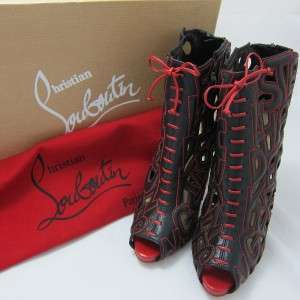 New Christian Louboutin Let Me Tell You Nappa Booties Size 9.5 / 39.5 
