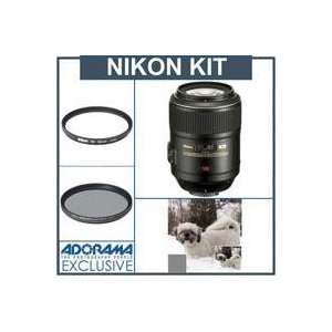  Nikon 105mm f/2.8G ED IF AF S VR Micro Nikkor AF Telephoto 