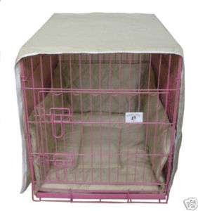 48 Khaki Casual Pet Bed Crate Cover Bumper Cratewear 814836013840 