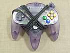 nintendo 64 atomic purple controller tight stick cleane expedited 