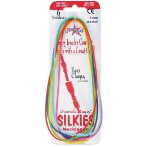   SILKIES 1 Stretch Magic Silkies Necklace Cords 2mm 6/Pkg Toys & Games