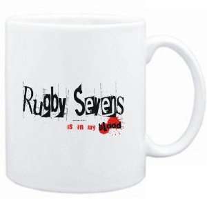  Mug White  Rugby Sevens IS IN MY BLOOD  Sports Sports 