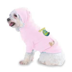Drawing Rock My World Hooded (Hoody) T Shirt with pocket for your Dog 