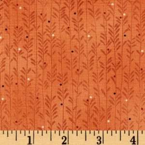  44 Wide Katie Hana Yanagi Orange Fabric By The Yard 