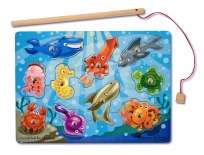 Magnetic Wooden Fishing Puzzle Game by Melissa and Doug  