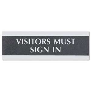  Headline Signs® Century Series Office Signs SIGN,VSTR SGN 