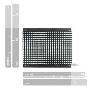 2416 Green LED 5mm Dot Matrix Display Information Board  