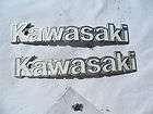TWO (2) KAWASAKI TANK EMBLEMS FOR 76/77/78/79/80 KZ1000