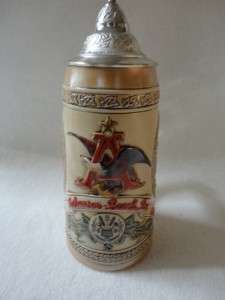   Edition Steins III G, IV K, V M Anheuser Busch New In Box  