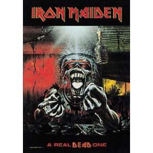  Iron Maiden   Real Dead One Textile Poster Patio, Lawn 