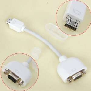  White Mini VGA to VGA Adapter for Apple iBook Electronics
