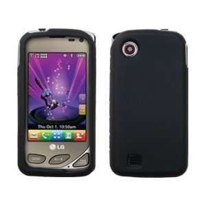  Black Silicone Case / Skin / Cover for LG Chocolate Touch 