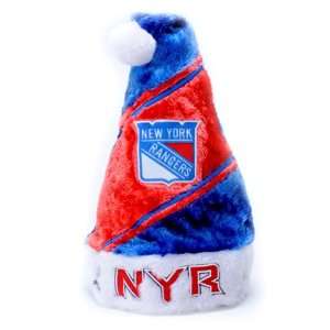   York Rangers NHL Colorblock Himo Plush Santa Hat