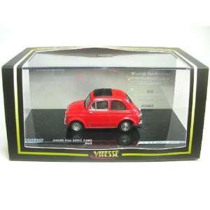  1960 Fiat 500 D Red 1/43 Toys & Games