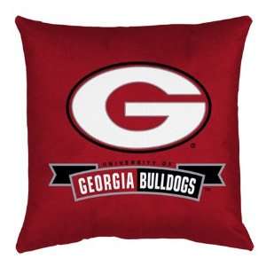  Georgia Bulldogs NCAA College Bedding Toss Pillow