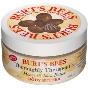Burts Bees Thoroughly Therapeutic Honey & Shea Butter Body Butter 6.6 