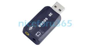 USB 2.0 to MIC / Speaker Audio Sound Card Adapter