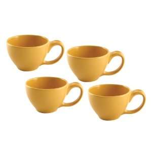  Chantal 16 Ounce Multi Use Mug, Semi Gloss Curry Yellow 