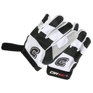 Combat Premium Baseball Batting Gloves WHITE/BLACK YS 