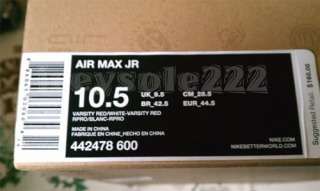 Nike Air JR 1 Ken Griffey Jr. Max Cincinnati Reds Sz. 10.5 New kobe 