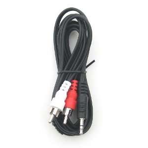    RiteAV   3.5mm to Stereo RCA Male Cable   3 ft. Electronics