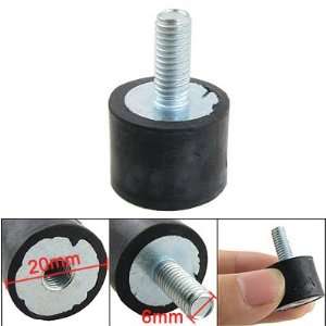   End Male Thread 20mm Dia Oil Tank Rubber Mount