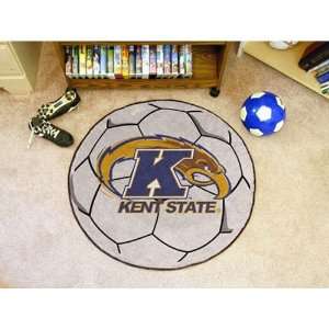  Kent Golden Flashes NCAA Soccer Ball Round Floor Mat (29 