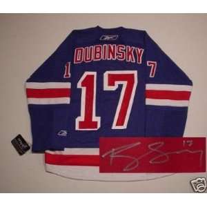  Brandon Dubinsky Autographed Jersey   Proof Sports 