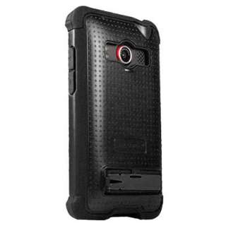 Black Ballistic SG Rubberized Case Cover for Sprint Htc Evo 4G  