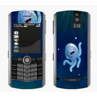 BlackBerry Pearl 8120 8130 Skin Decal Sticker   Happy Jellyfish~