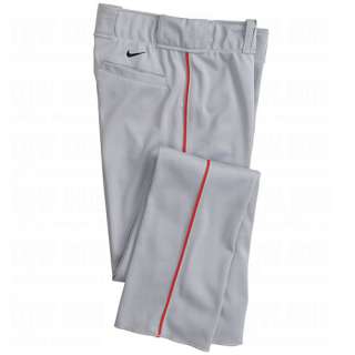   PHENOM PLAYERS Baseball Pants White Gray Piped Red SIZE L 2XL 3XL NEW