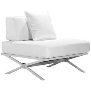  Zuo Modern Xert Modular White Lounge Chair Everything 