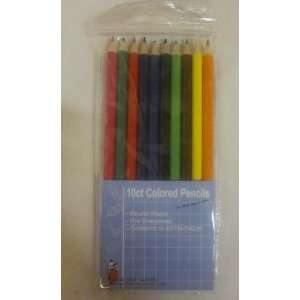   Values Colored Pencils 10 Pre sharpened Pencils Per Pack Toys & Games