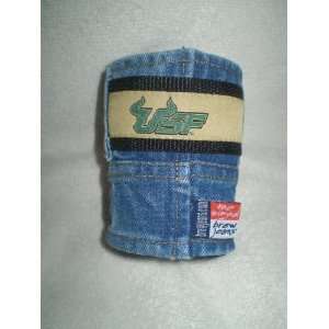   of South Florida USF Bulls Blue Jean Drink Beer Insulated Koozie