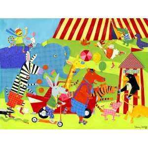Traveling Circus Canvas Reproduction