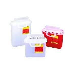  Sharps Collector, Horizontal Entry   5.4 Quart, Clear 